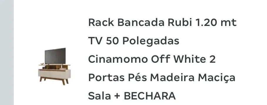 Rack para tv de até 50 polegadas  - Foto 3