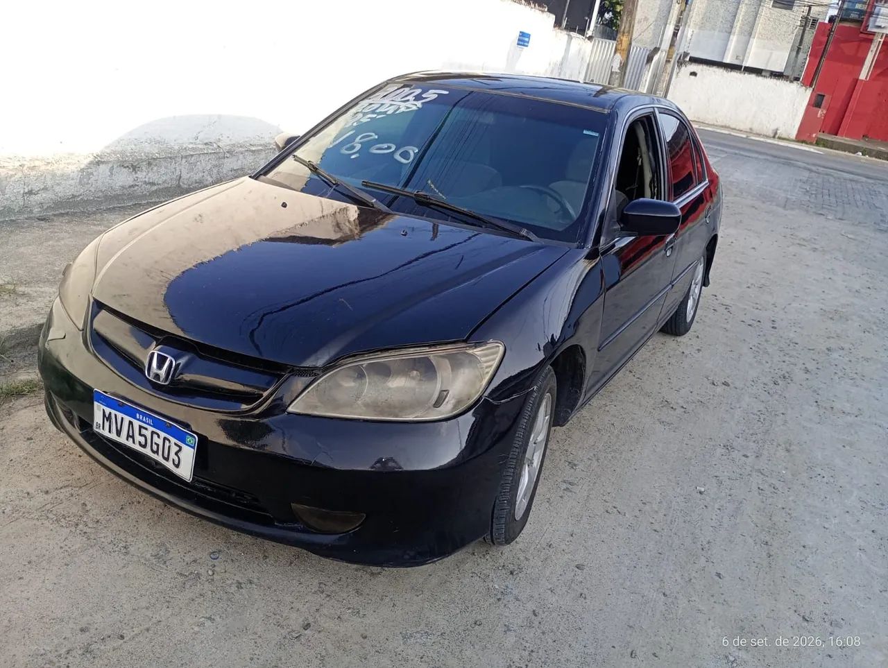 Honda Civic Sedan LX 1.7 16V 115cv Mec. 4P 2005