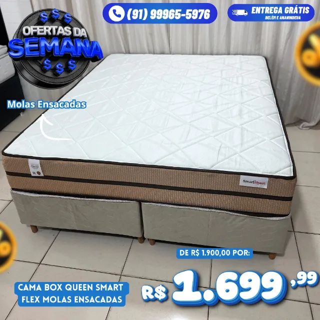 Cama Box Queen Molas Ensacadas Ilhéus