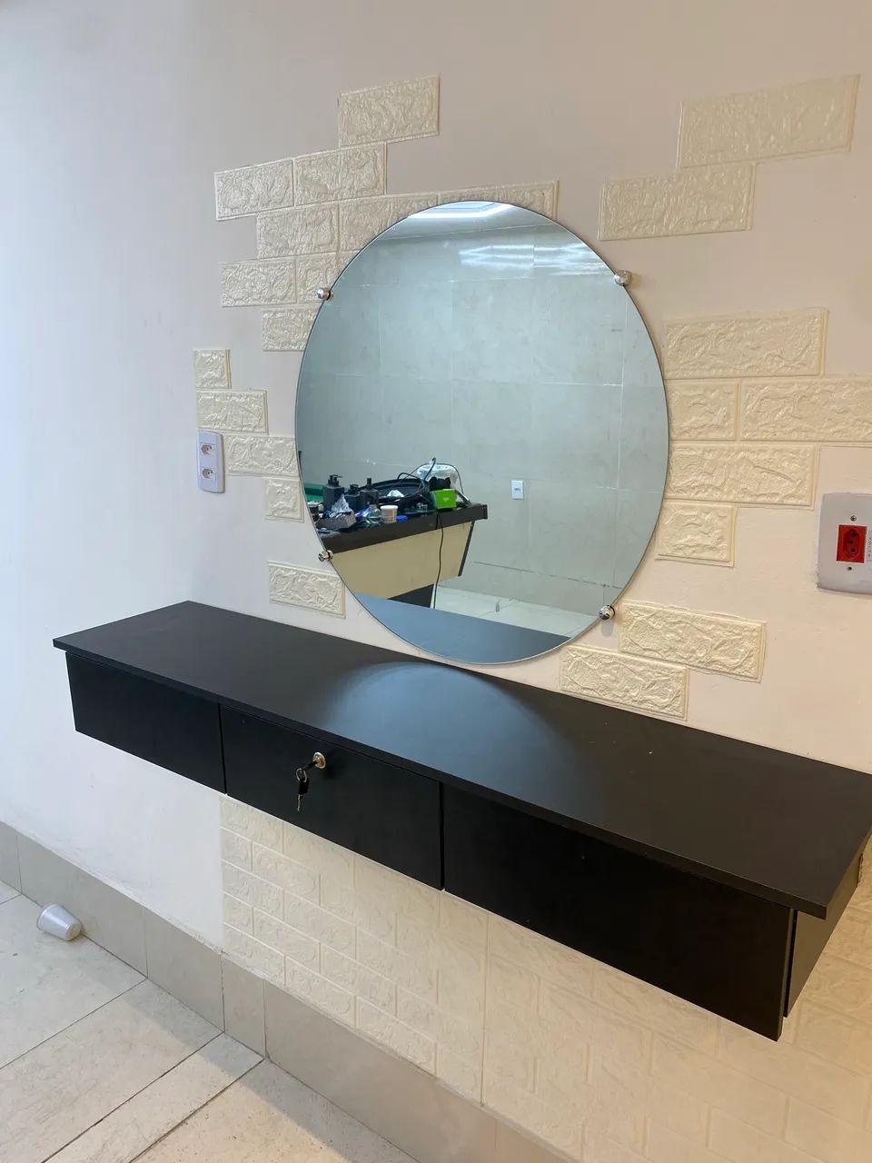 Bancada 3 gavetas 100% MDF  - Foto 3