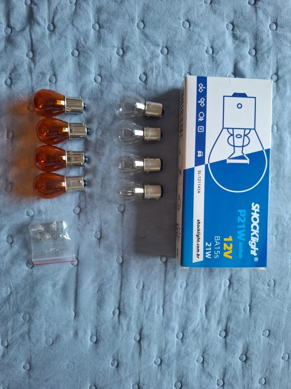 Kit Lâmpadas HB20: Lanterna, Freio, Seta, Ré e Farolete. Produto Novo.