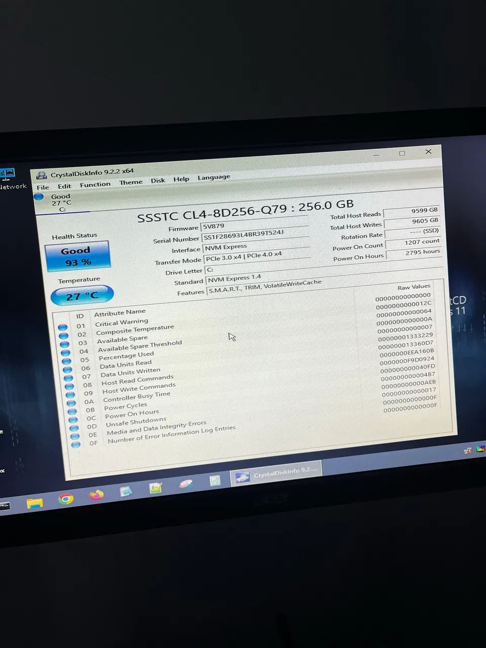 SSD 256gb NVME CL4 - 80256-079 - Foto 4