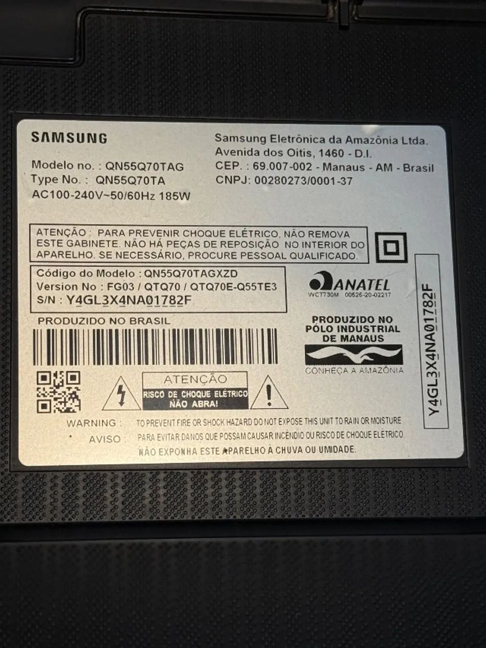 Smart TV Samsung QLED 55" 4K 120Hz (QN55Q70T) - Ideal para PS5/Xbox  - Foto 3