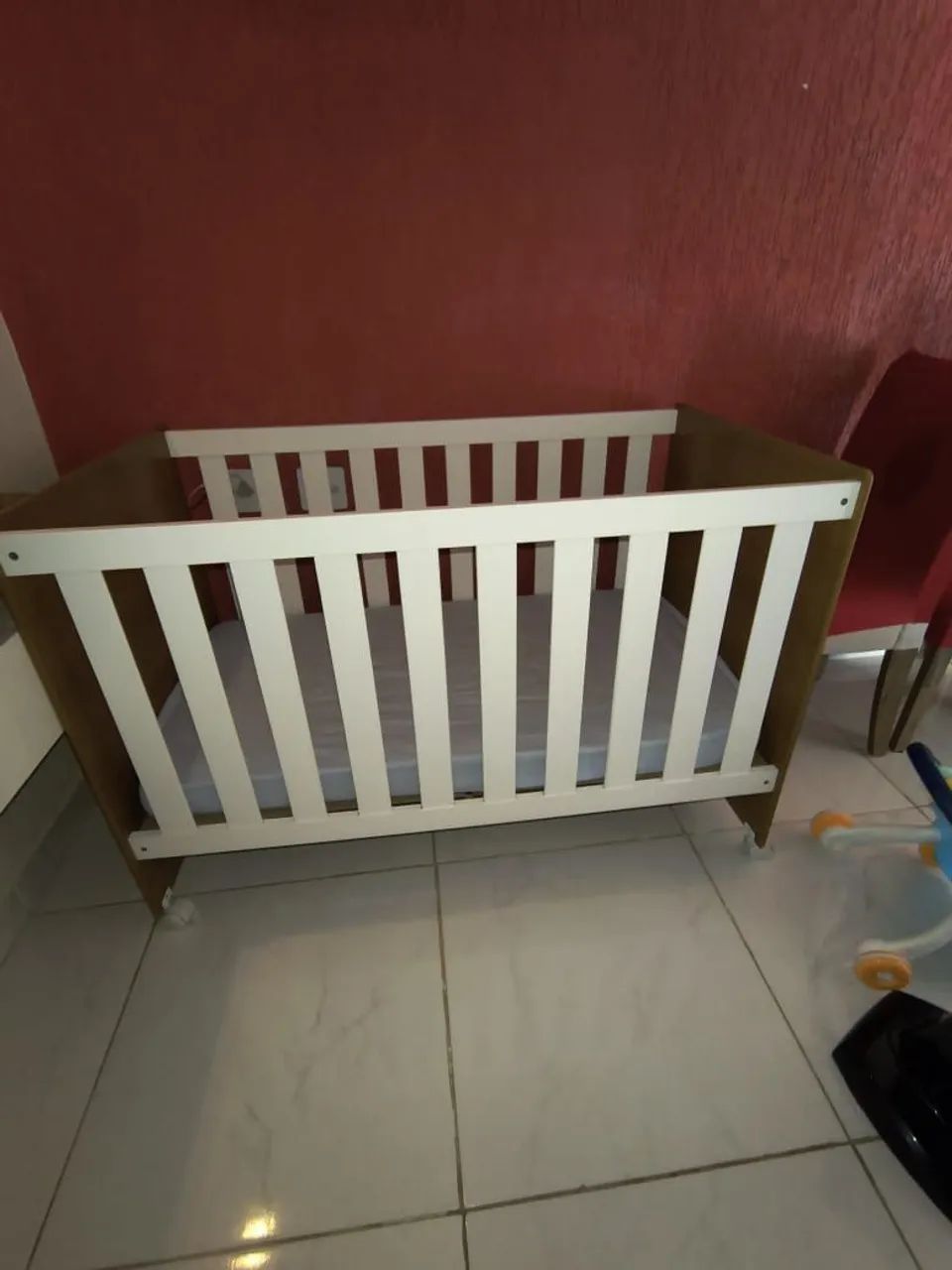 Berço completo com colchão infantil  - Foto 2