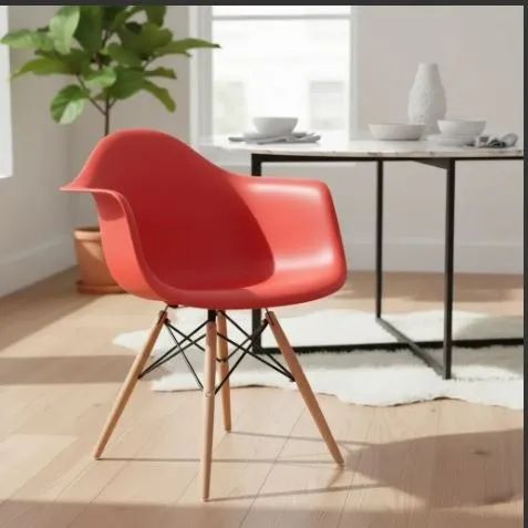 CADEIRA CHARLES EAMES COM BRAÇO