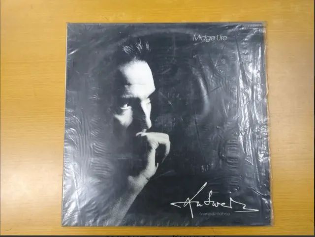 Lp - Midge Ure - Answers To Nothing - C/ Encarte - Foto 2