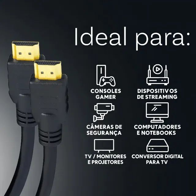 KP-YP5000 20M CABO HDMI PARA HDMI - Foto 2