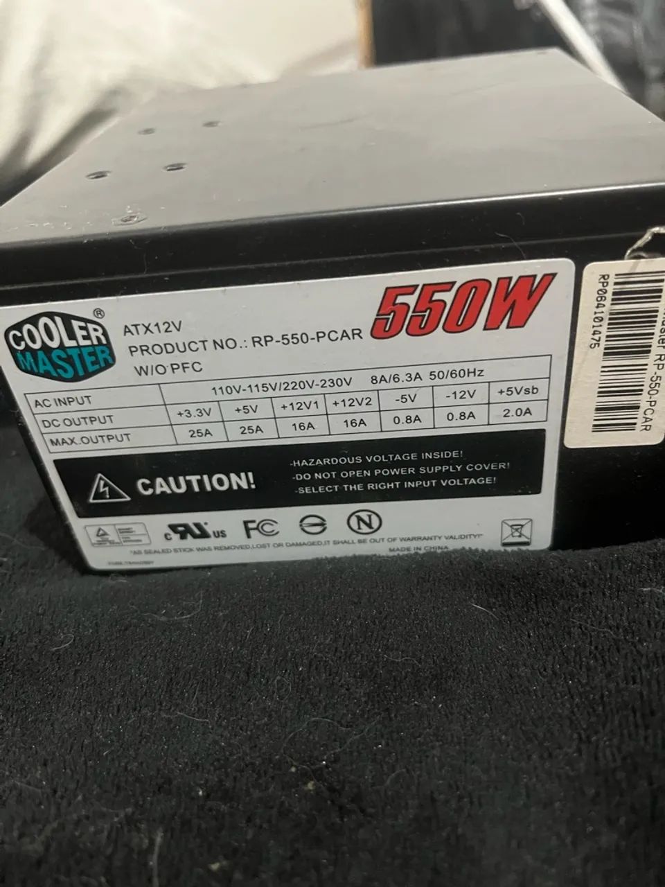 FONTE 550W COOLER MASTER
