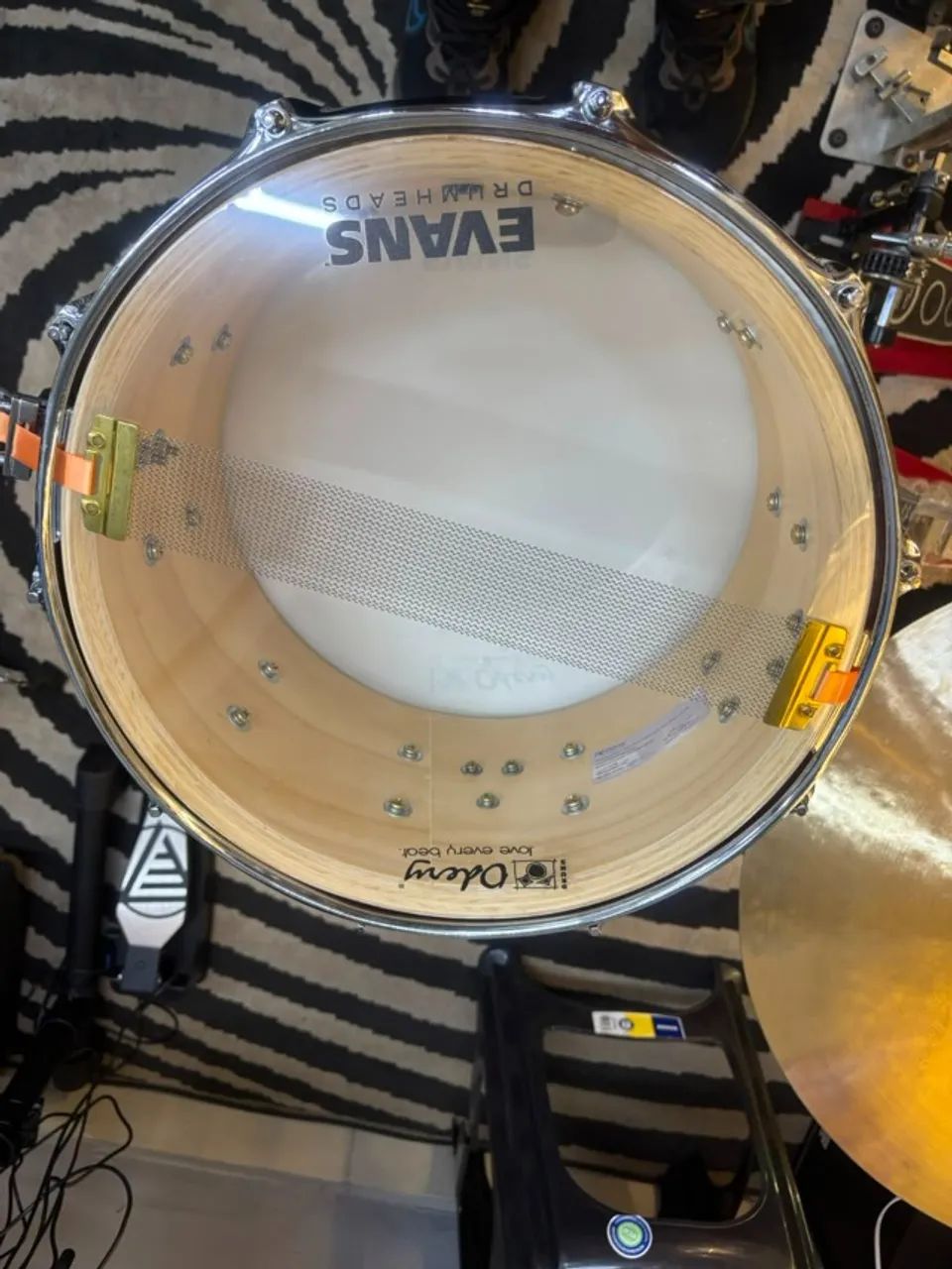 Caixa Odery Custom 14x8 10 folhas NOVA - Foto 2