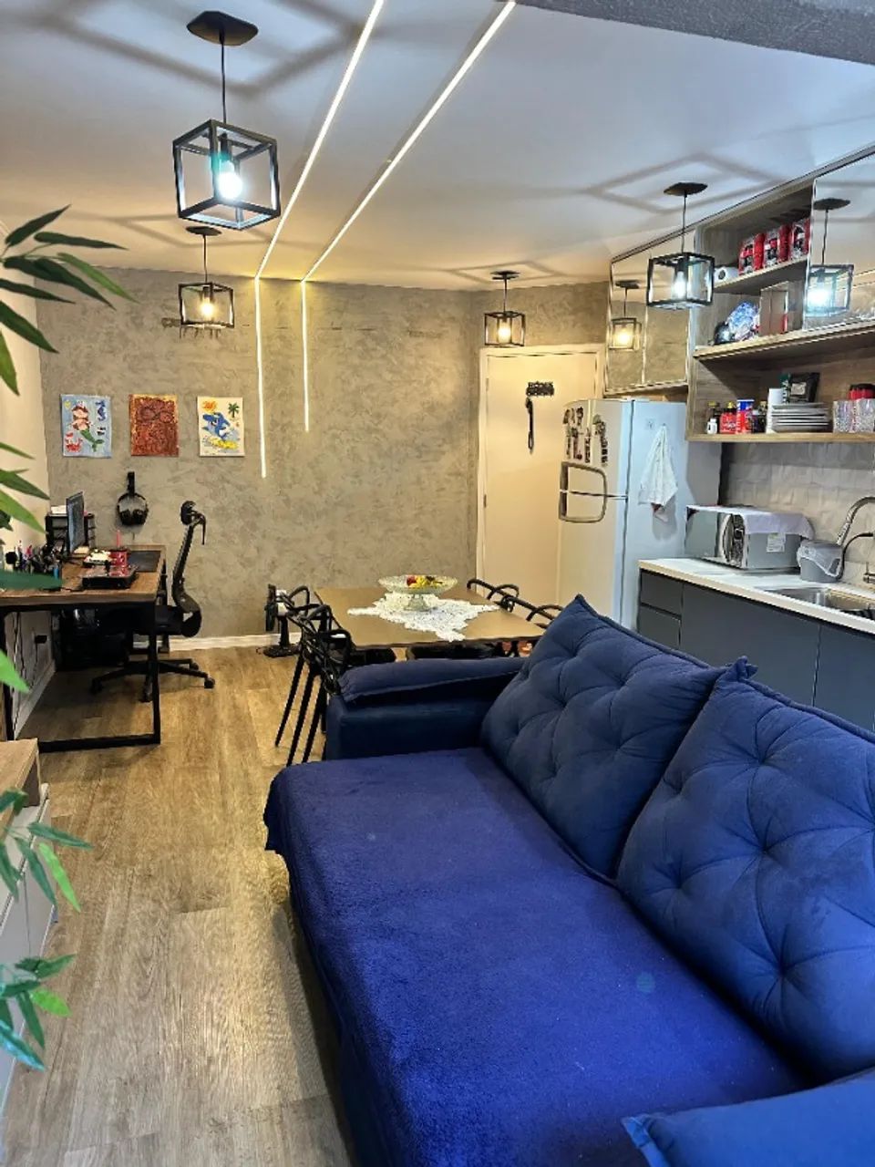 Apartamento mobiliado 2 quartos com vaga