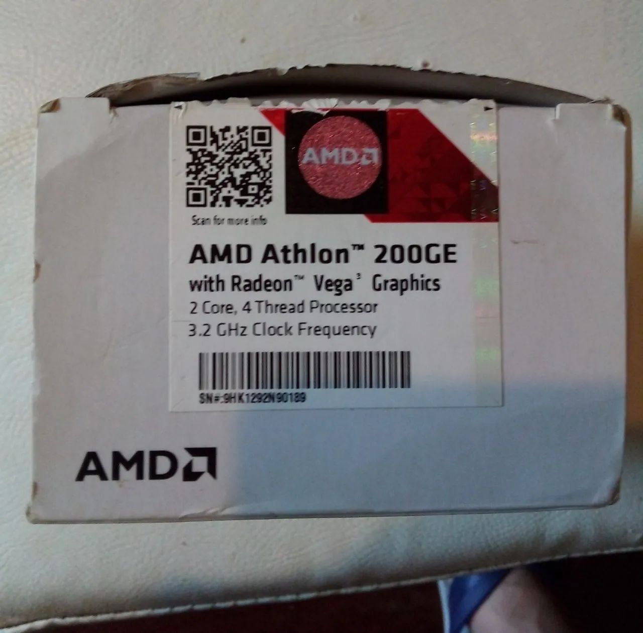 Processador AMD ATHLON 200GE NOVO, NUNCA UTILIZADO, PERFEITO
