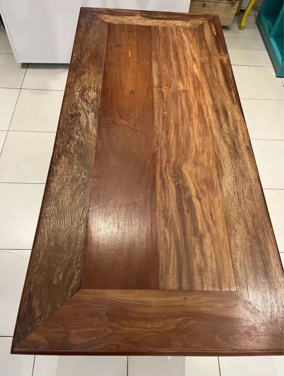 Mesa madeira de demolição estilo Luiz XV  - Foto 2