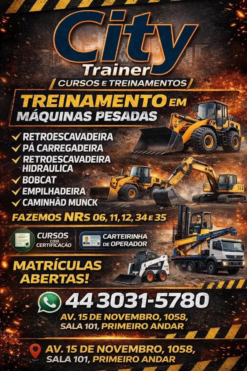 Curso de Máquinas Pesadas - City Trainer  - Foto 2