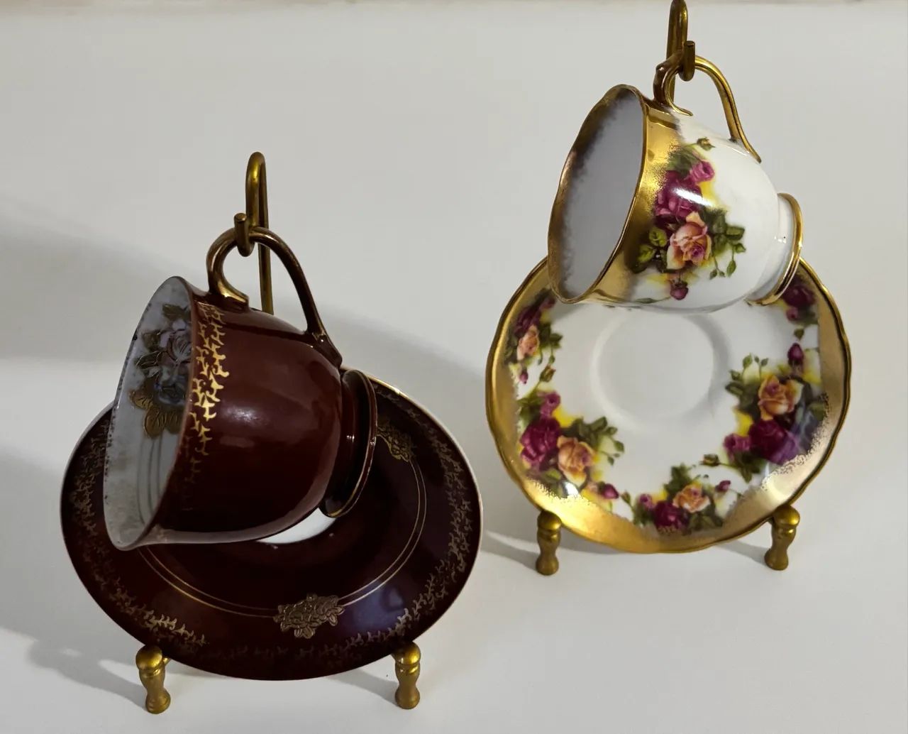 Xícaras de porcelana 
