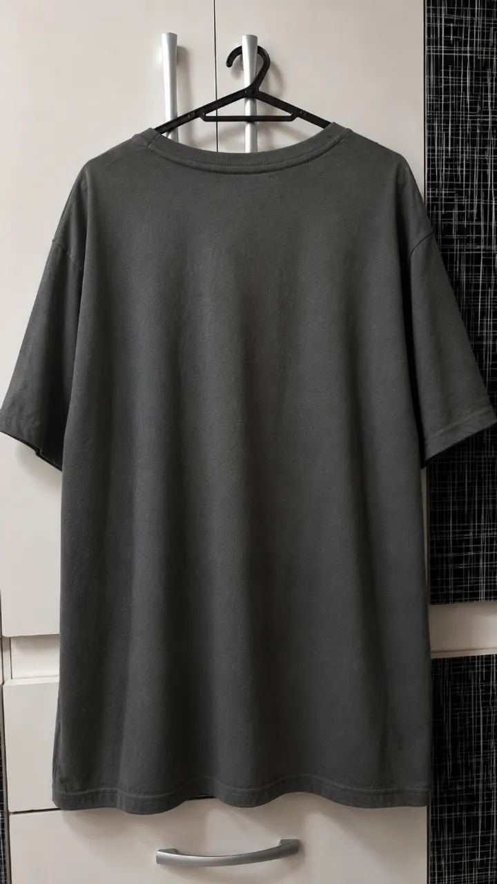Camiseta Básica da Hering Cinza - Foto 2