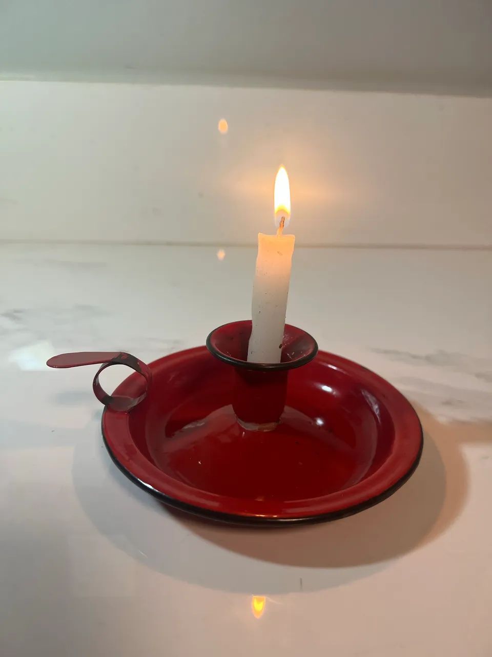 Castiçal antigo / palmatória 