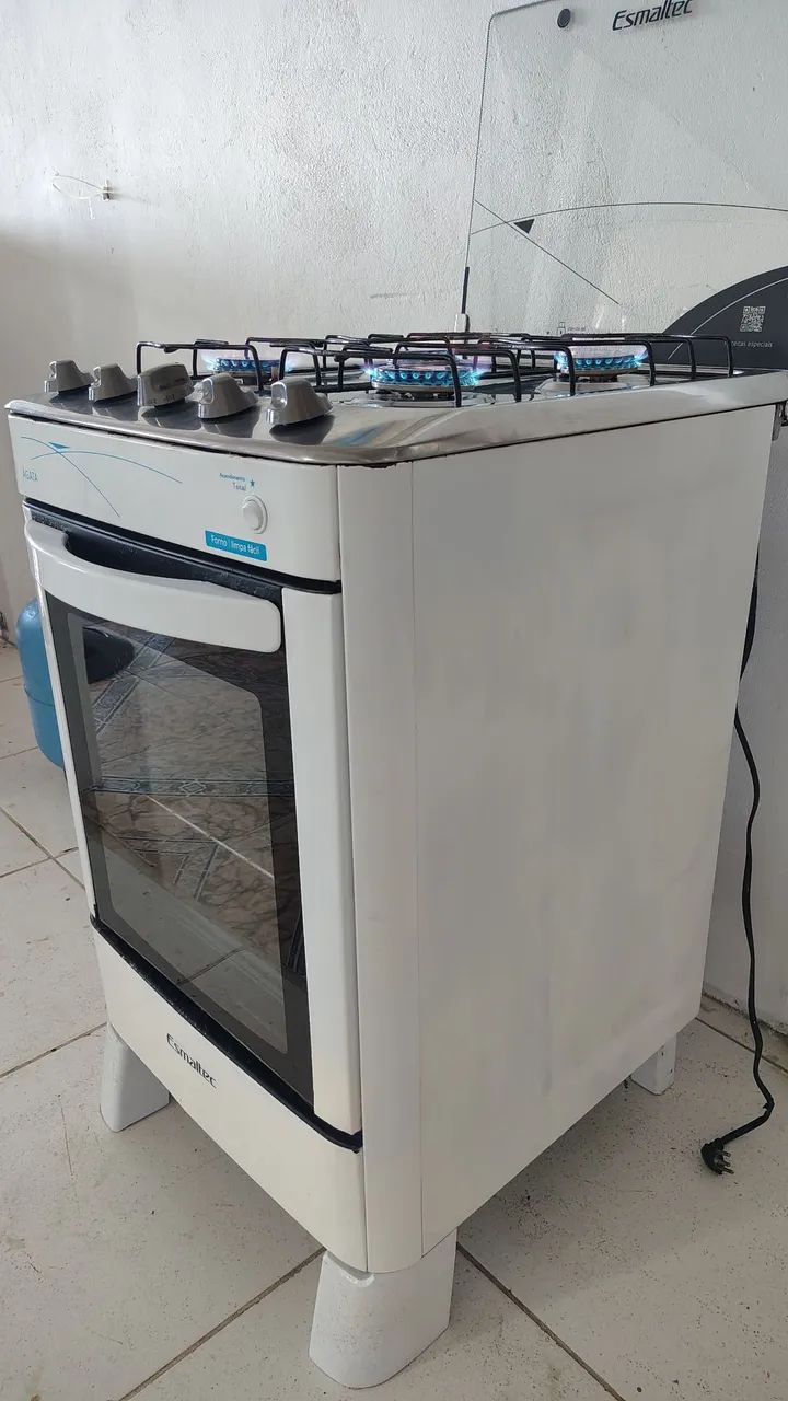 FOGÃO ESMALTEC ELÉTRICO - ENTREGO - Foto 4