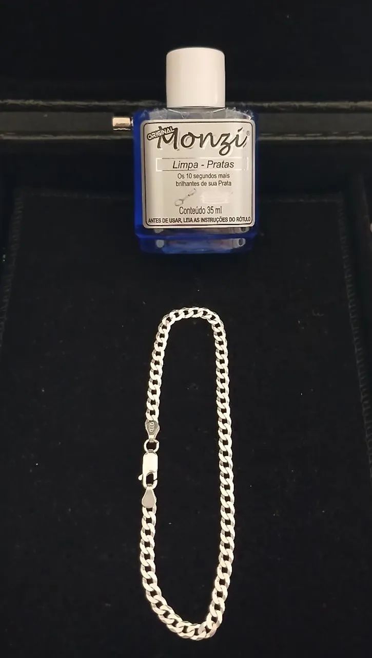 Pulseira Masculina de Prata  - Foto 3