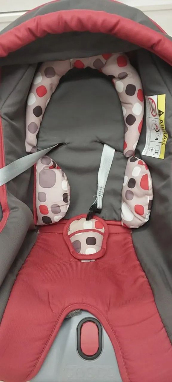 Carrinho de bebê Cosco com bebê conforto - Foto 4