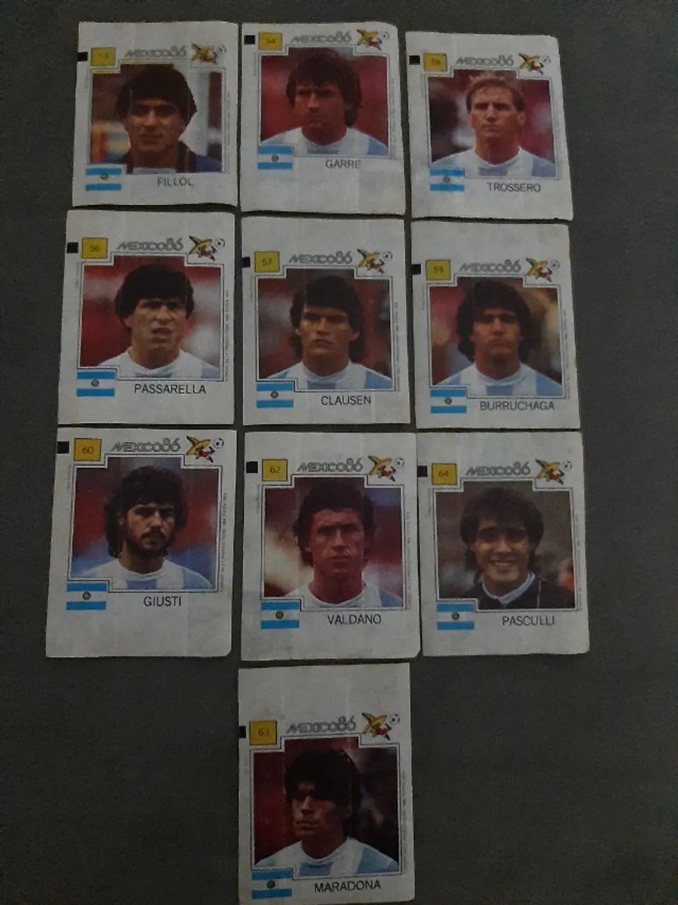 Figurinhas da Copa de 1986   - Foto 5