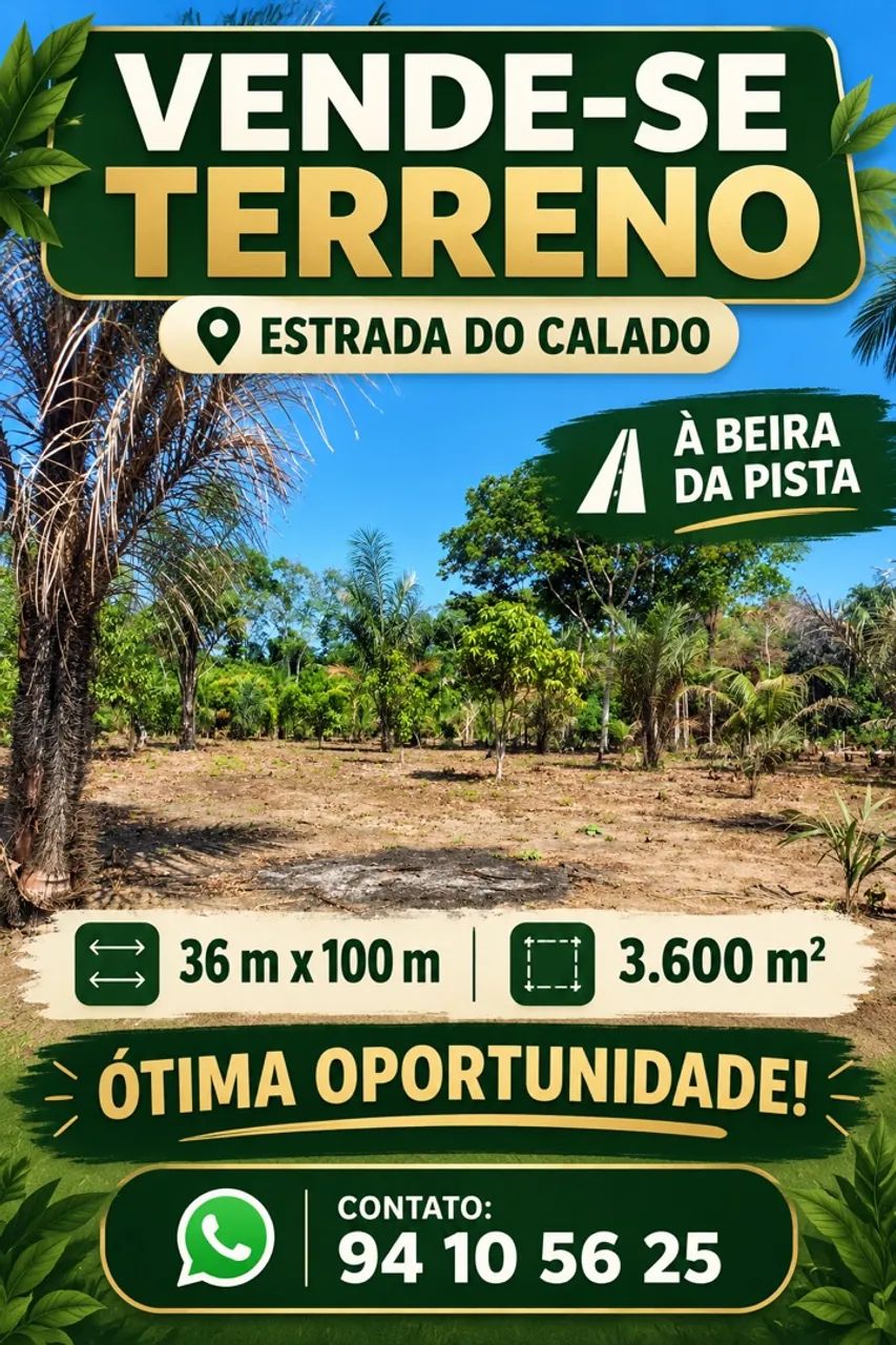 Terreno no calado 