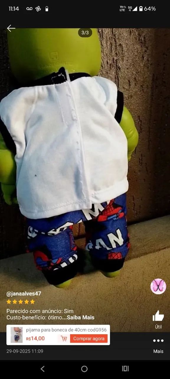 Boneco raro bebê sherek  - Foto 3