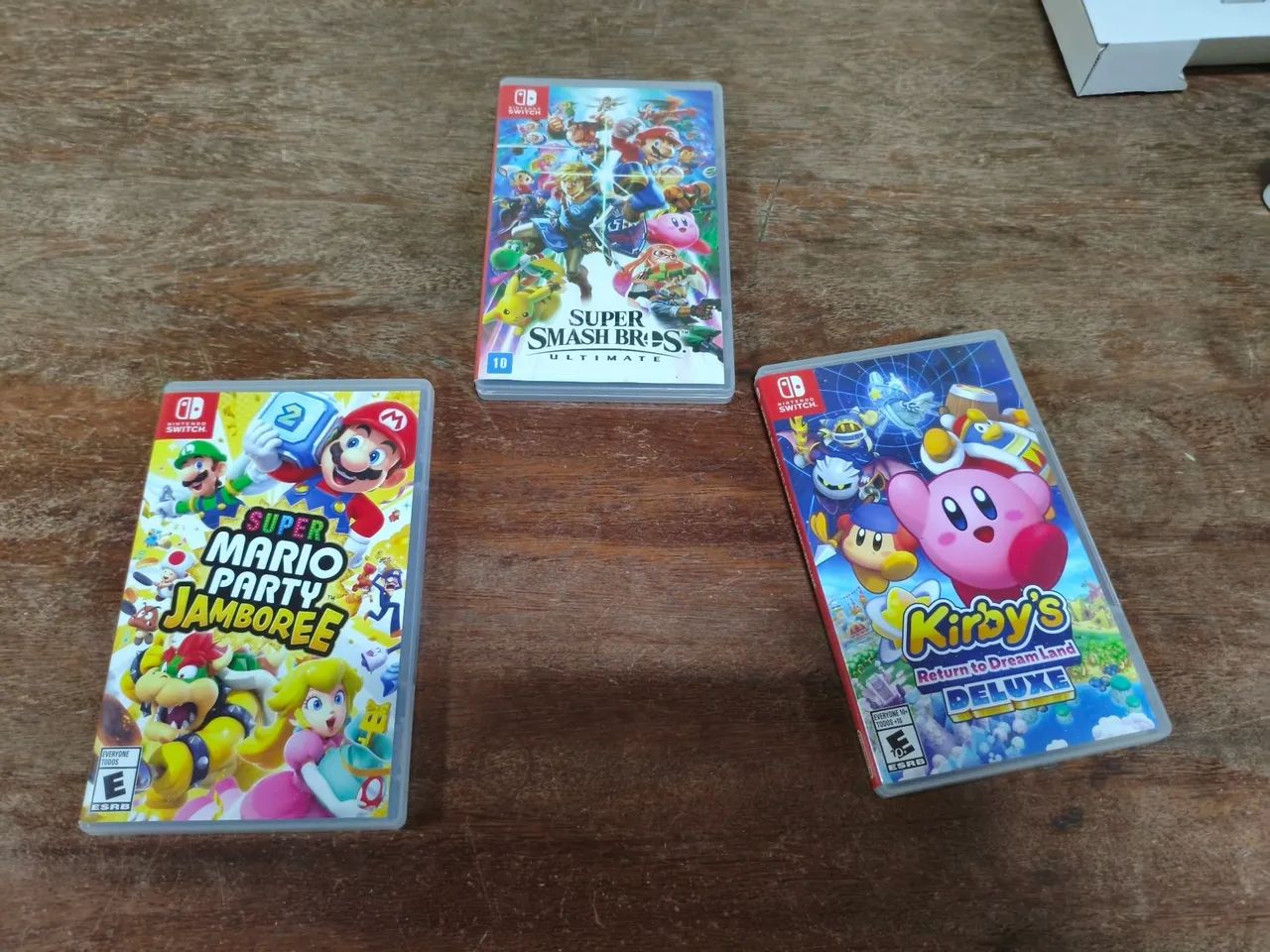Nintendo Switch Oled Com Três Jogos  - Foto 3