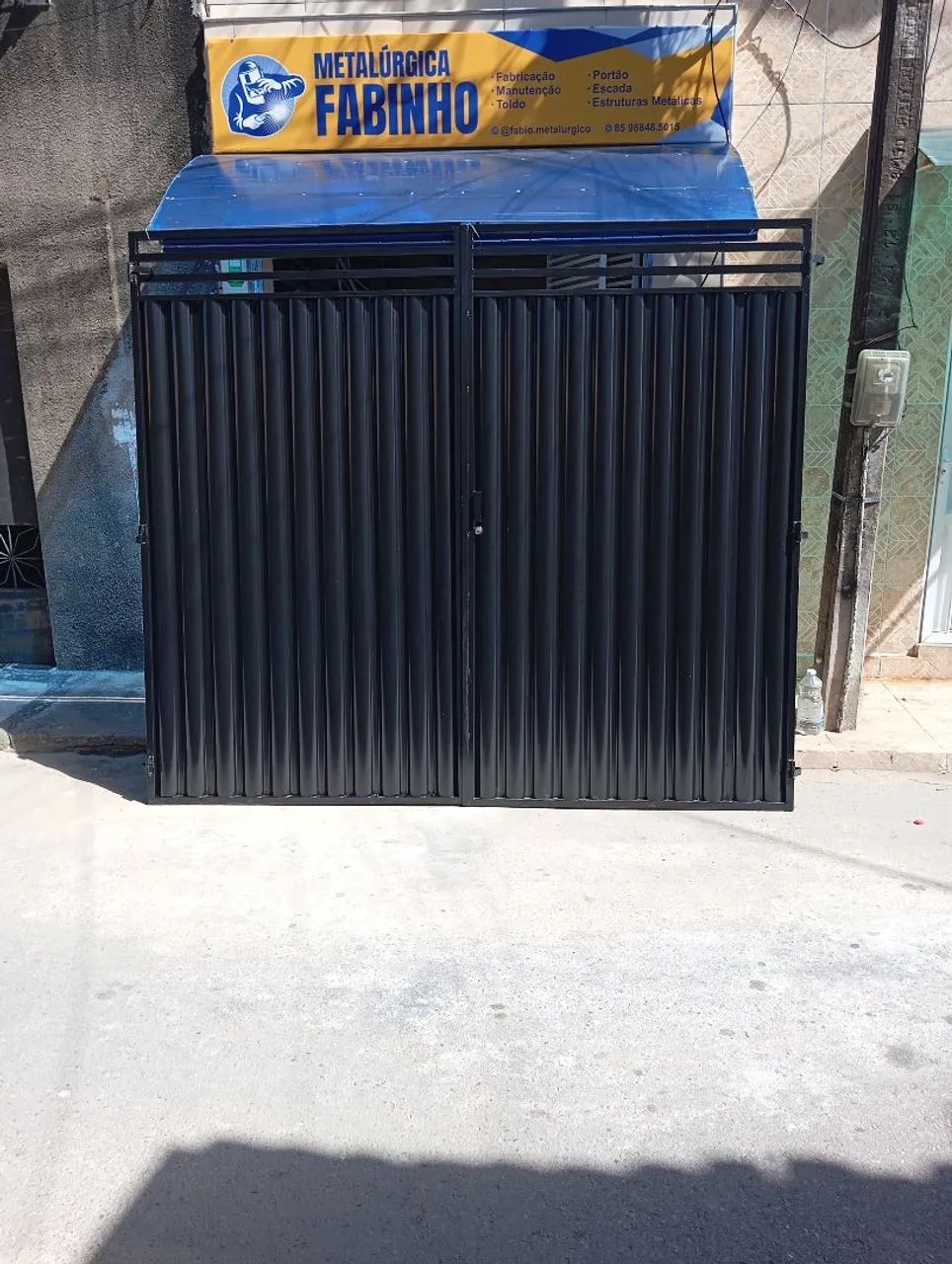 Portão para garagem de ferro - Foto 2