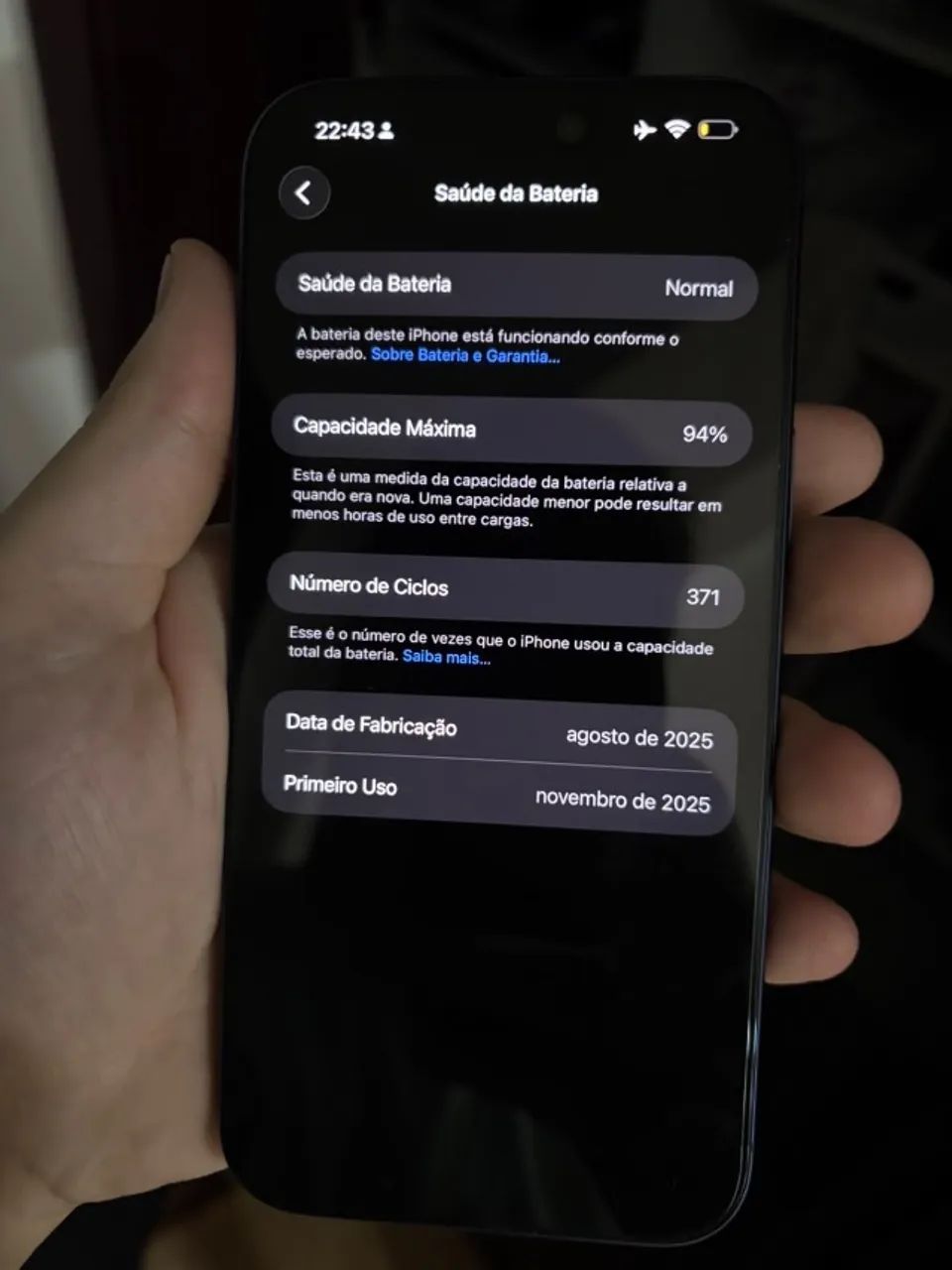 iPhone 17 Pro Max - 256gb - Azul Celeste  - Foto 5