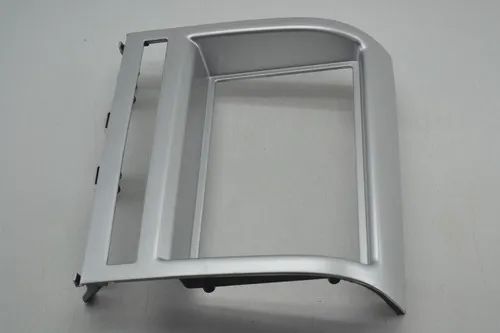 Moldura Radio Som Multimidia 7 Polegadas Idea 2006 A 2012 Cinza - Foto 3