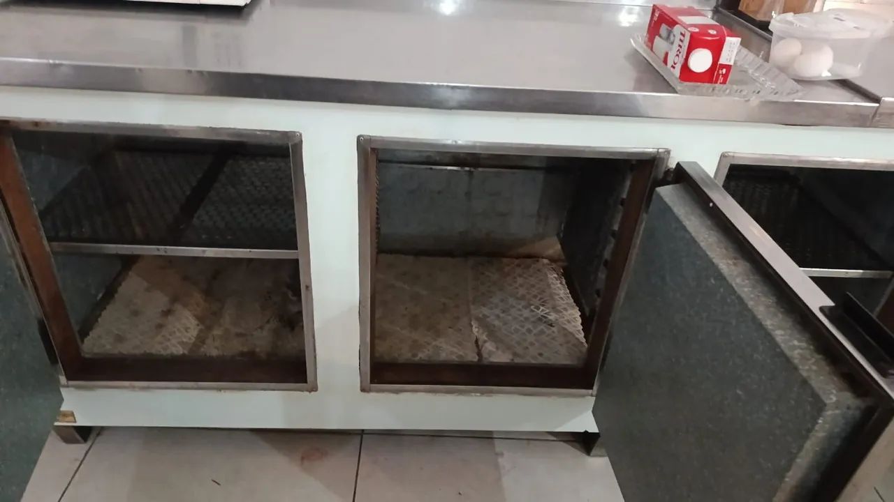 Balcão refrigerador com pia inox  - Foto 4