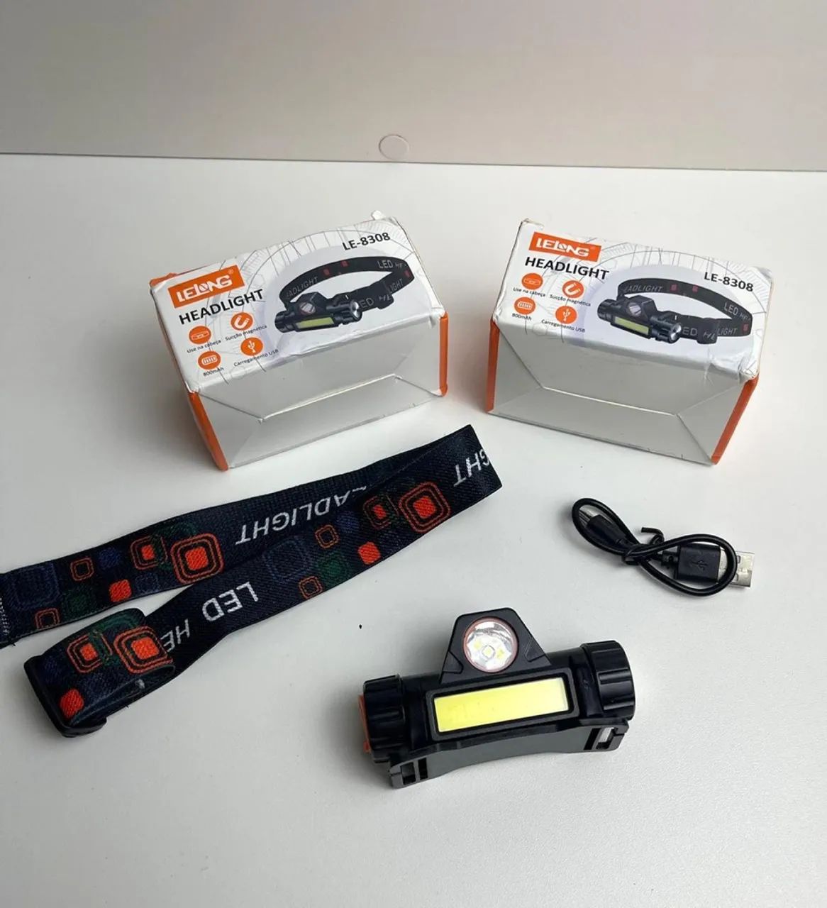 Lanterna de Led de cabeça NOVAS  - Foto 3
