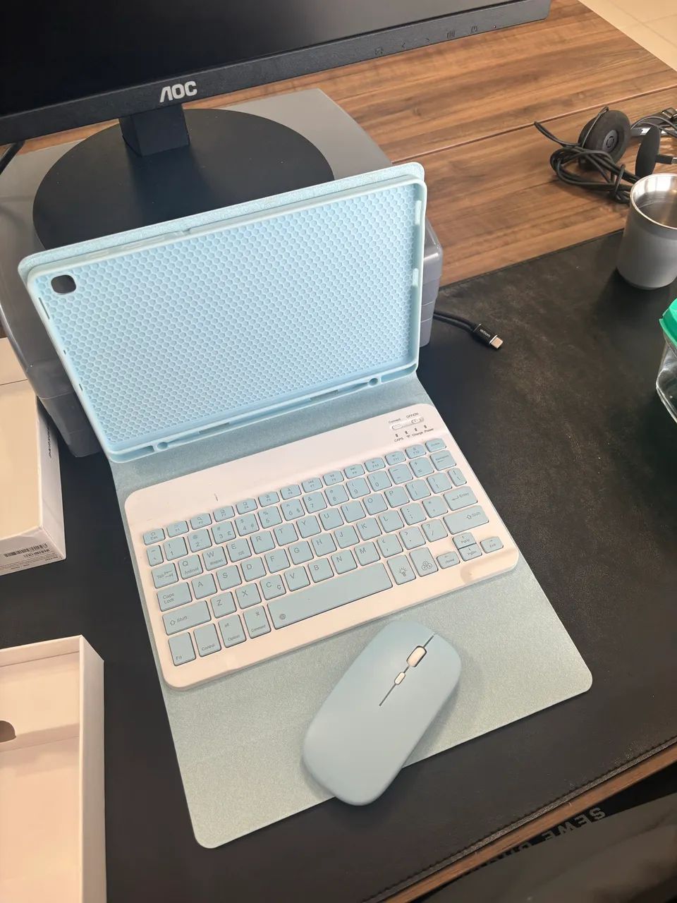 Samsung Galaxy Tab S6 Lite 64GB (Modelo 2024 SM-P620) + Kit Completo com Teclado e Mouse - Foto 4