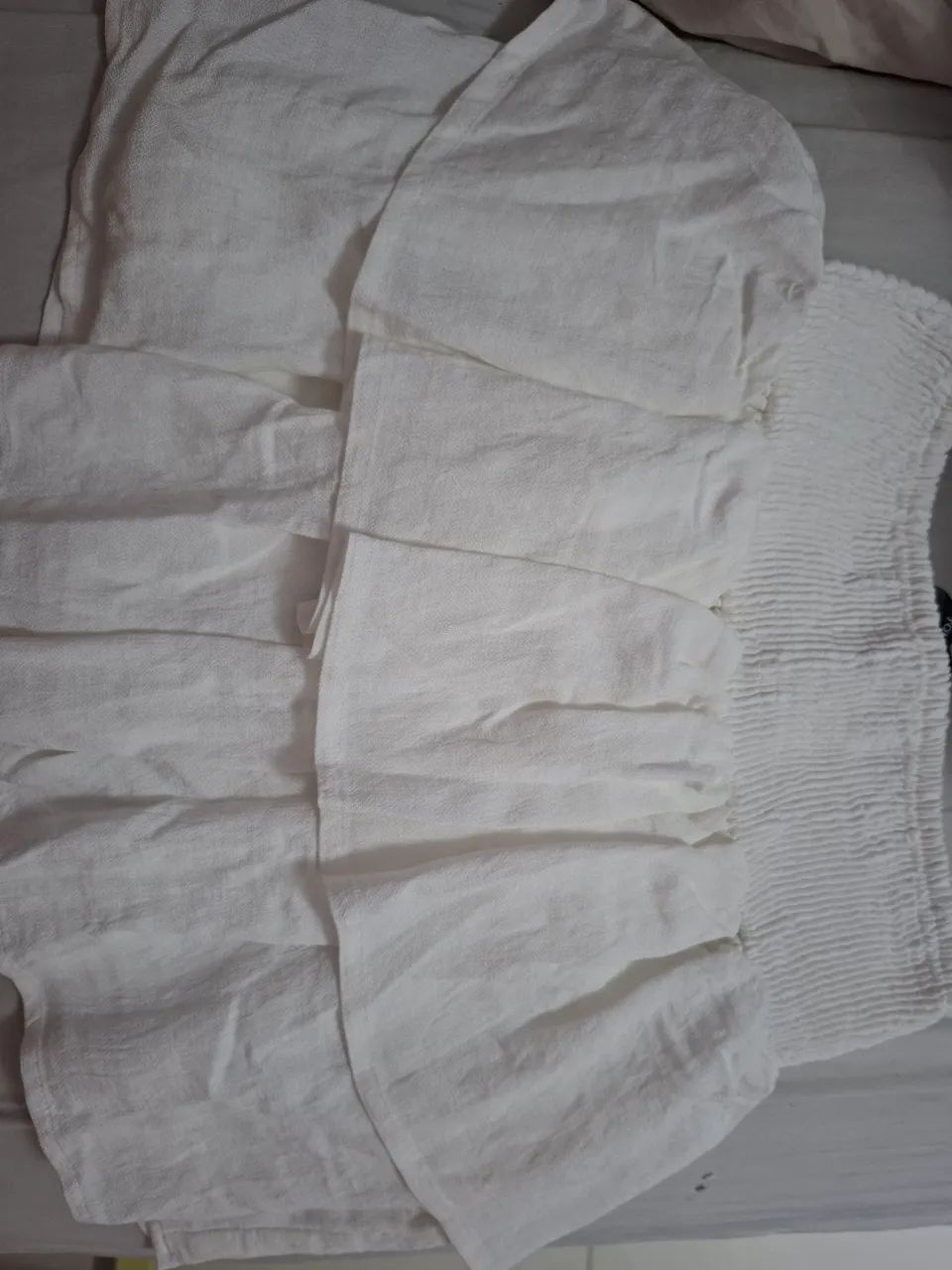 Saia babado off-white YOUCOM - Foto 4
