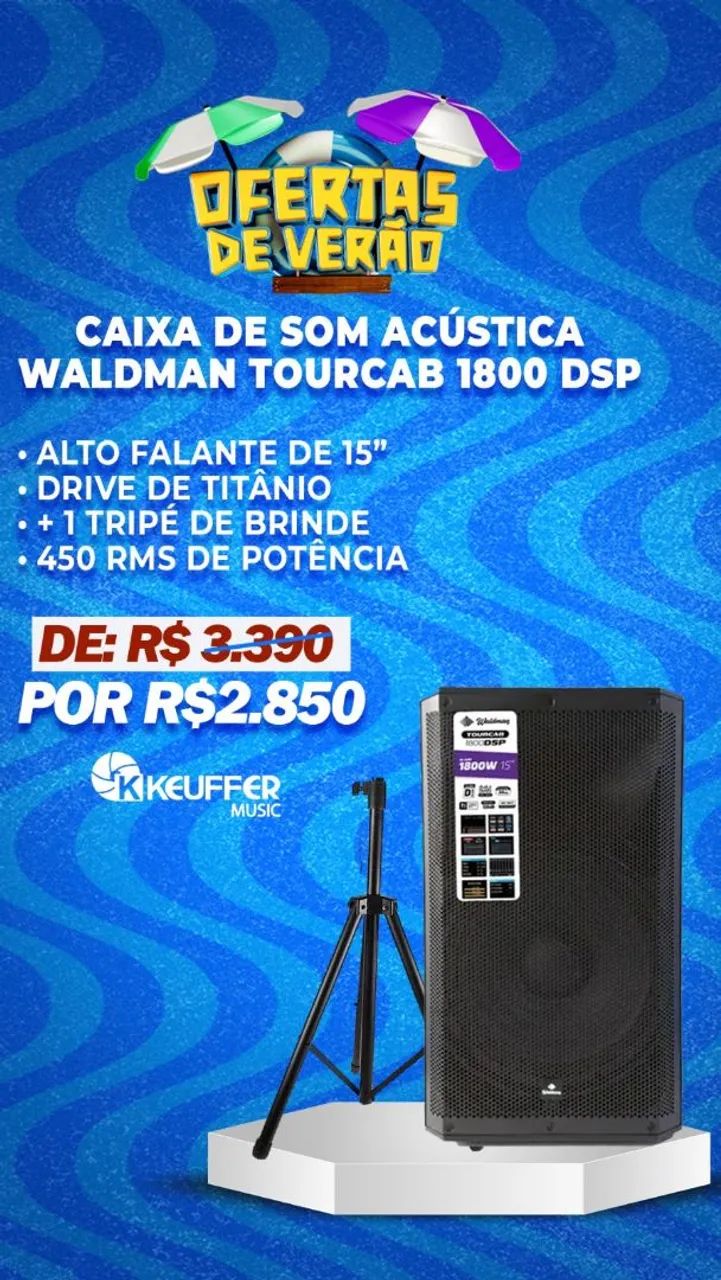 Caixa Waldman na oferta de verão!