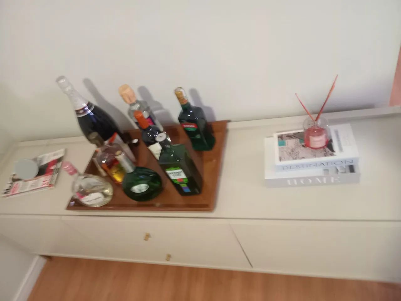 Rack para Sala Pés de Aço Off White  - Foto 5