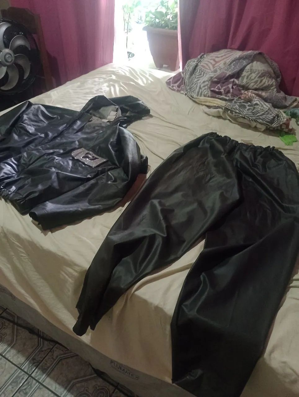 Capa de chuva para motoqueiro 