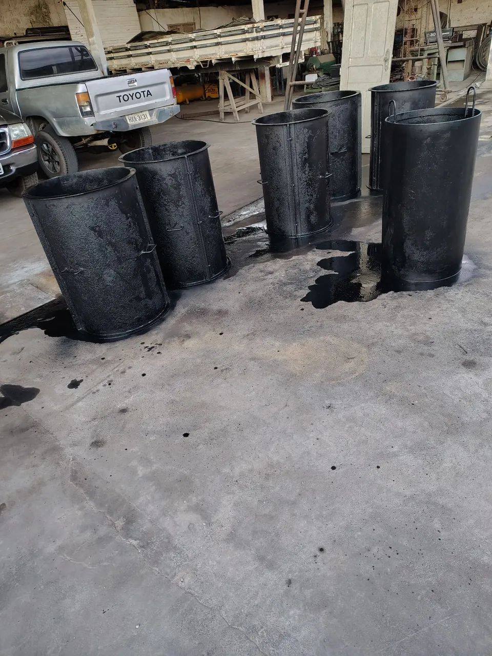 Forma para fazer tanque
