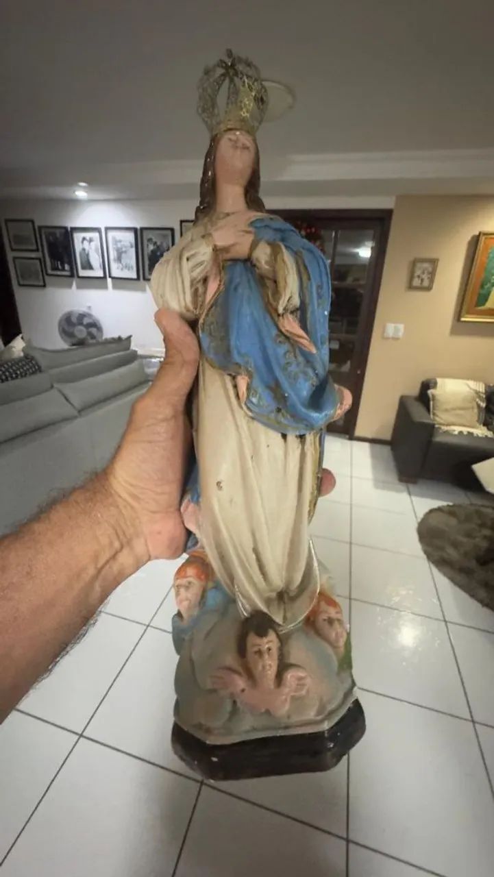  NSª DA CONCEIÇÃO EM GESSO com 44 cm - Foto 2