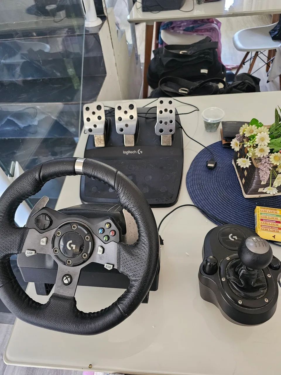 Volante Logitech G920 Completo 