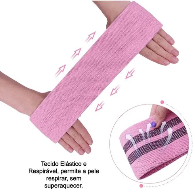 Faixas elásticas treino Yoga  - Foto 4