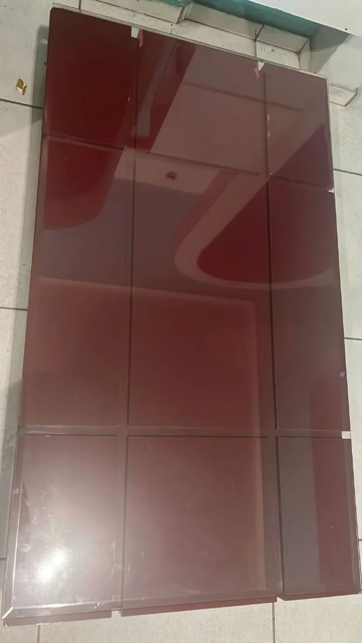 Mesa de centro com tampo de vidro - Foto 4