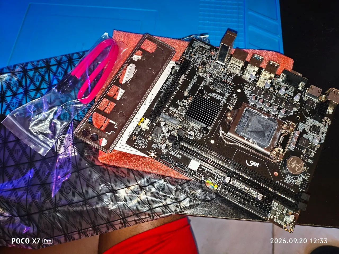 PLACA MÃE H110 1151 entrada para DDR4 COM NVME