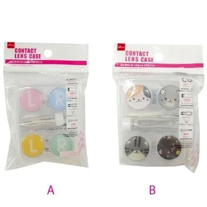 Conjunto de porta lentes de contato