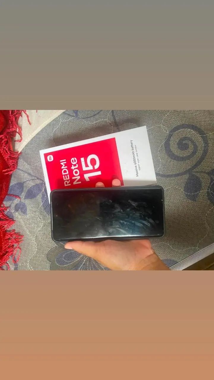 Redmi note 15 256 GB e 8 de ram