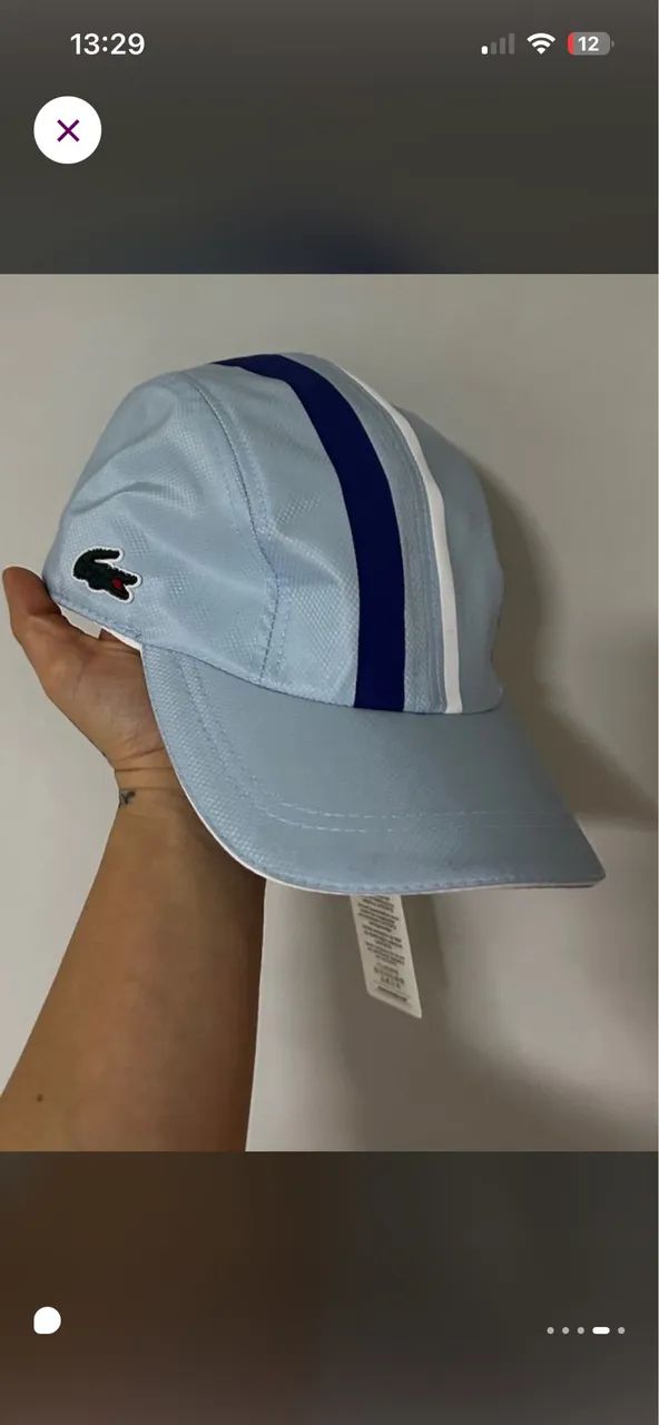 Boné Lacoste faixa  - Foto 2