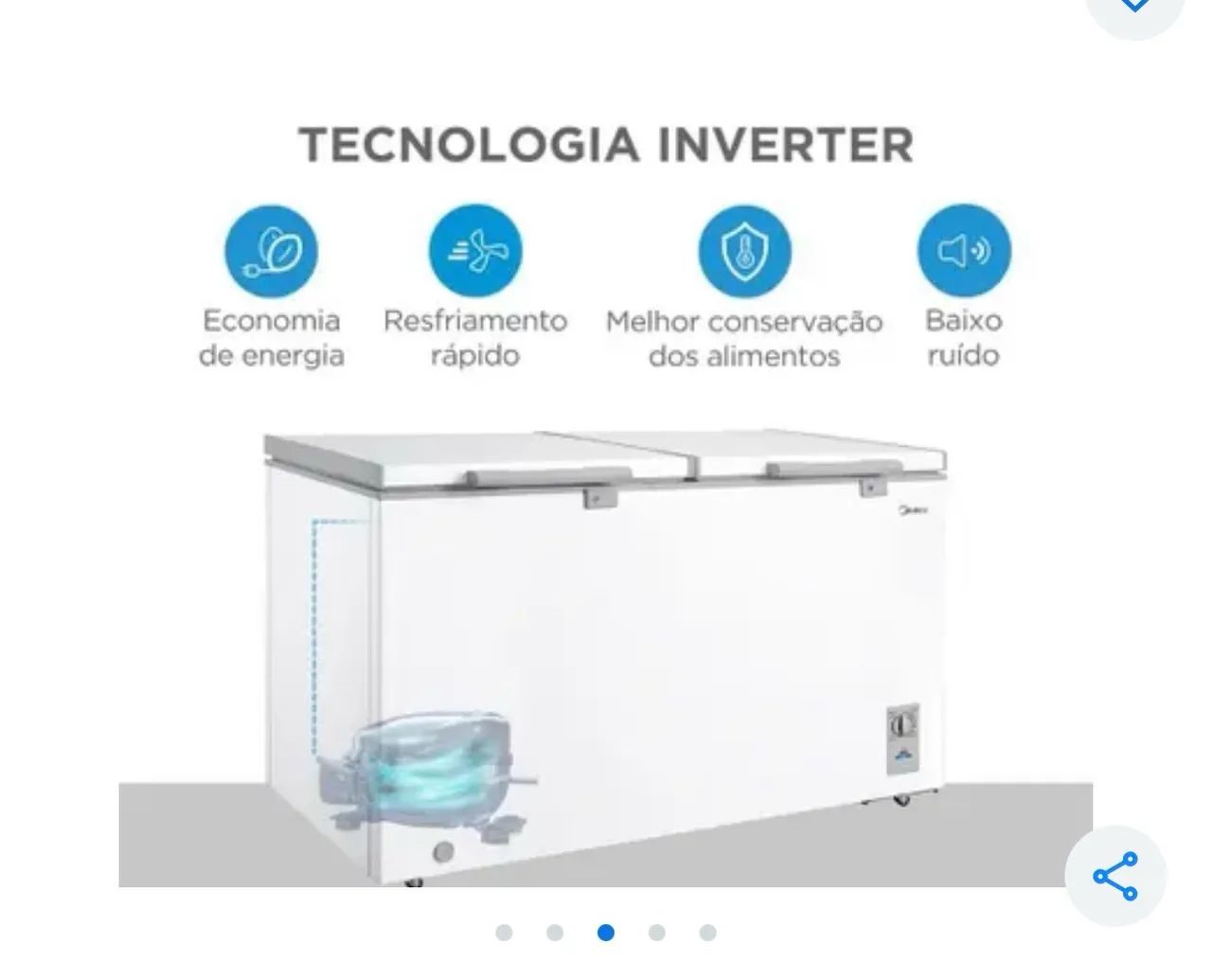 Freezer Midea novo  - Foto 3