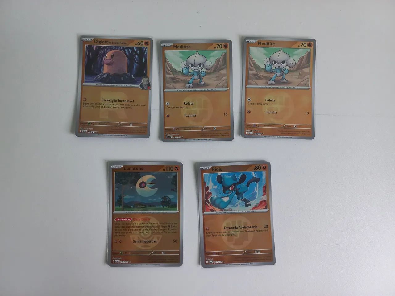Cartas pokemon reverse foil heróis excelcios  - Foto 5