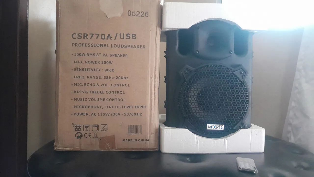 Caixa de som csr 770 a usb - Foto 3