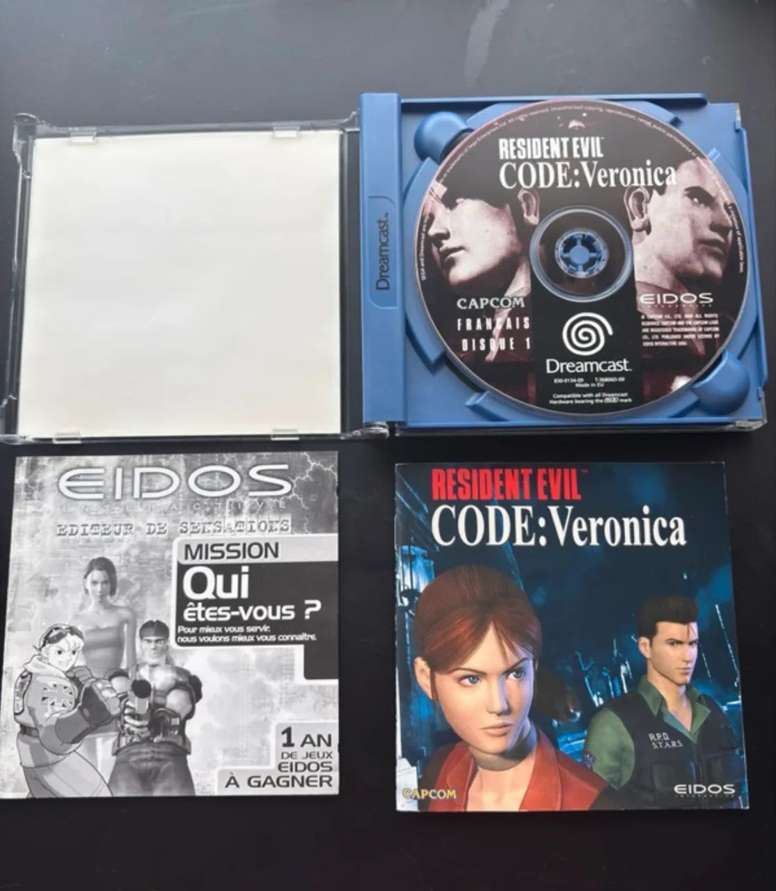 Resident Evil CODE: Veronica dreamcast original francês  - Foto 3